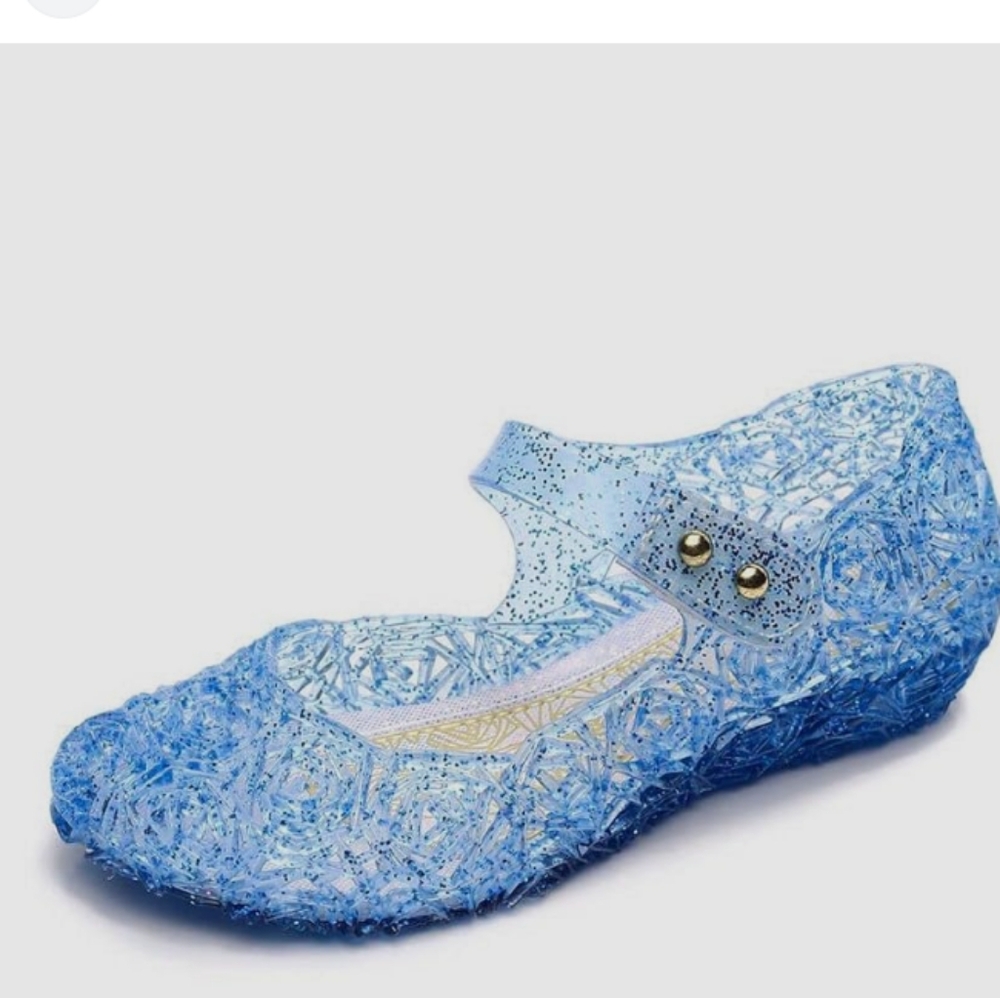 Glittery Blue Kids Dress Shoes by Cat & Jack